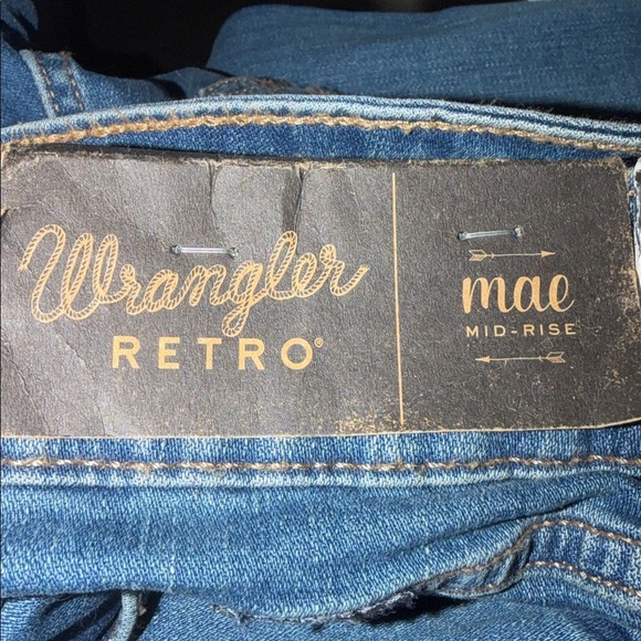 WRANGLER RETRO® MAE MID RISE BOOTCUT WESTERN JEAN SIZE 35x34 - Picture 9 of 10